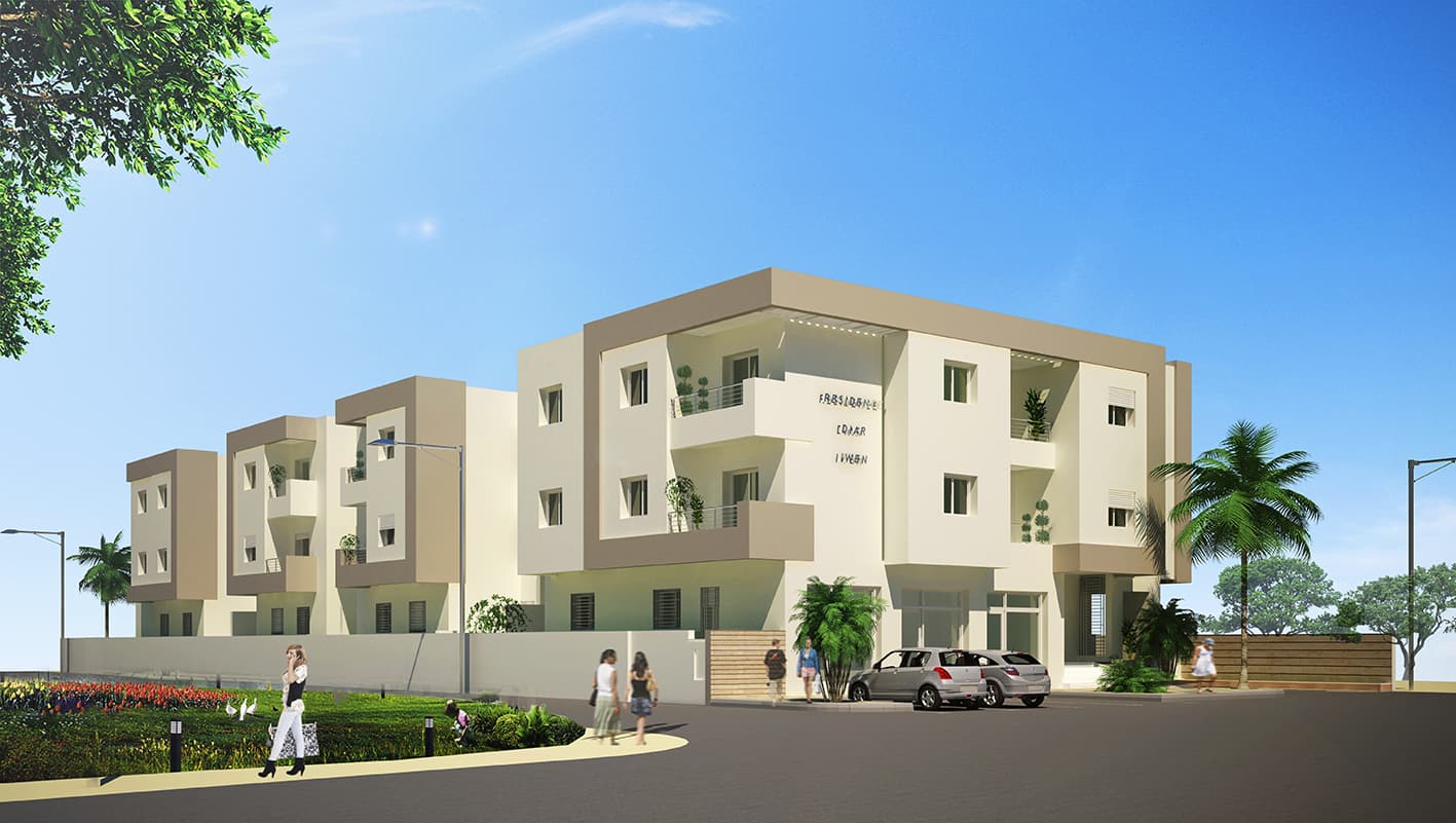 Modern architecture in daylight